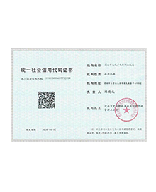 企业统一社会信用代码证明样本